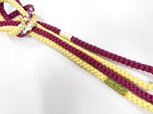 未使用品　正絹　手組帯締め